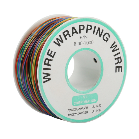 8 Color Wire Wrapping Wrap AWG30 Ok Line Electrical Wire Line FOR Laptop Motherboard PCB Connect Welding ► Photo 1/3