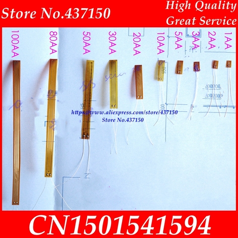 Strain gauge BFH BF BX 120-3AA  1AA 2AA 4AA 5AA 6AA 7AA 8AA 10AA 15AA 20AA 30AA 50AA 80AA 100AA strain gauge strain sensor ► Photo 1/1