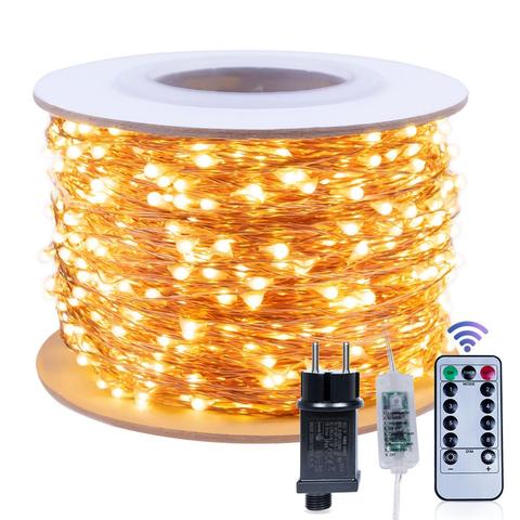 LED String Lights 30M 50M 100M Street Garland Light Christmas Fairy Lights Decoration Warm White Starry Light for Home Outdoor ► Photo 1/6