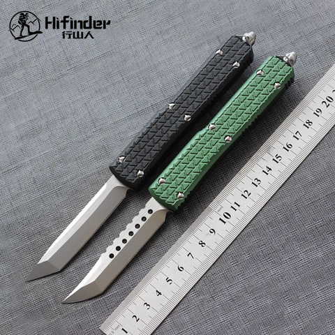 NEW Hifinder version D2 blade knife 6061-T6 Aluminum handle camping survival outdoor EDC hunt Tactical tool dinner kitchen knife ► Photo 1/5