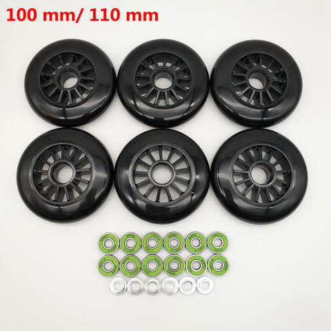 free shipping speed skates wheel 110mm 85A high respond high duration 110*24 mm ► Photo 1/6