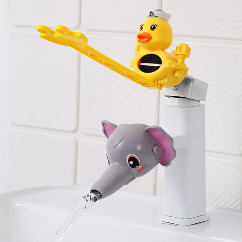 Bath Toys Children Lovely Cartoon Faucet Extender Kids Hand Washing in Bathroom Sink Accessories Toys For Bathroom Water-saving ► Photo 1/1