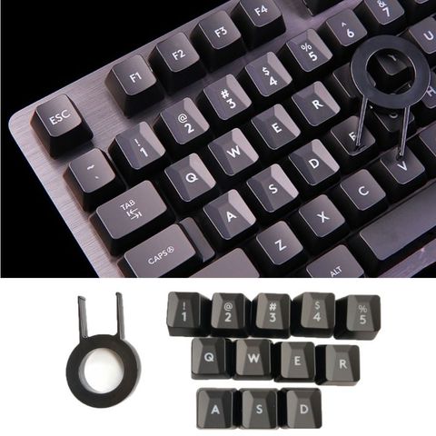 12Pcs Bump Keyboard Keycaps for logitech G413 G910 G810 G310 G613 K840 Romer-G Switch Mechanical Keyboard Backlit Keycap C26 ► Photo 1/6