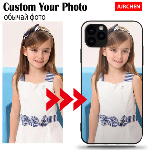 JURCHEN Custom Case For Xiaomi Mi 10 8 9 SE A2 A3 Lite Case DIY Photo Name Logo For Xiaomi Mi Note 10 9T CC9 E Pro 6X F1 Cover ► Photo 1/6