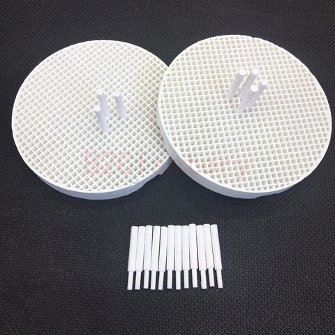 2 Dental Lab Honeycomb Firing Trays with 20 Zirconia Pins ► Photo 1/2