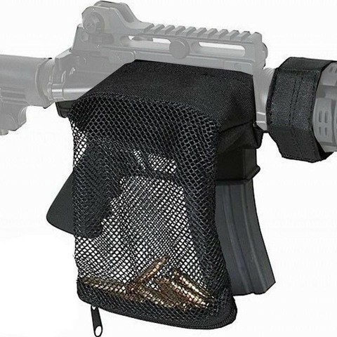 1Pcs Hunting Mesh Bag M4 Military Army Shooting Brass Mesh Bullet Gun Hunting ar15 Catcher Wrap Catcher Tactica Trap Shell ► Photo 1/6