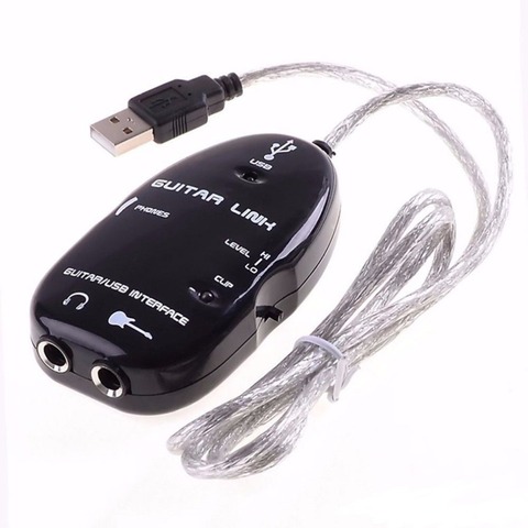 Guitar Cable Audio USB Link Interface Adapter For PC Music Recording Accessories For Guitarra Players Gift 2022 ► Photo 1/6