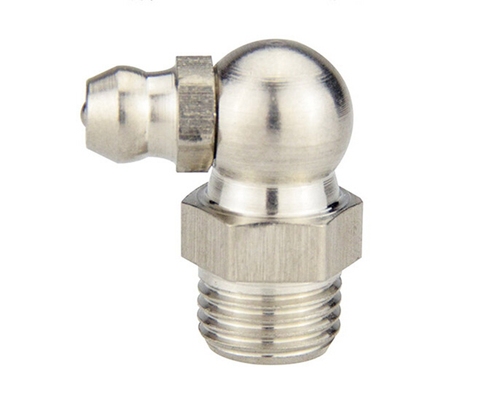 M5 M6*0.75/M6*1.0/M8*1.0 Male 45/90 Degree Stainless Steel Grease Zerk Nipple Fitting For grease gun ► Photo 1/2