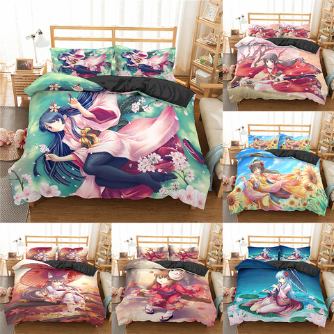Homesky Japanese Anime Bedding Set, Are Microfiber Duvet Covers Any Good
