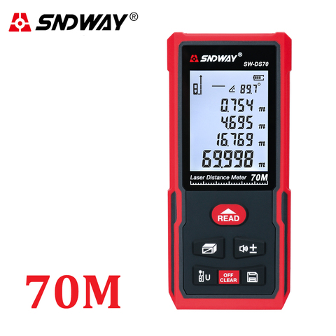 SNDWAY Laser Distance Meter Measure Range 120m 100m 80m 70m 60m 50m 40m Laser Roulette Laser Rangefinder Hunting Finder Ruler ► Photo 1/6