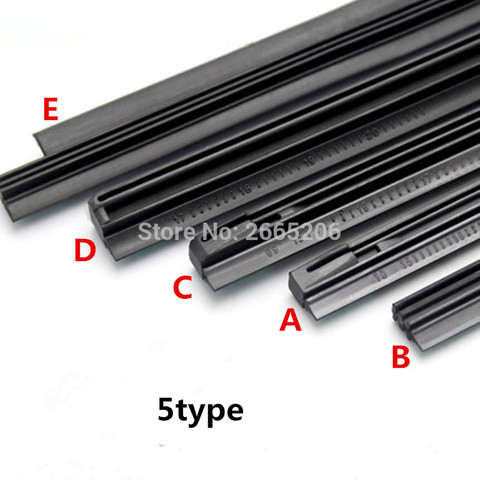 Free shipping car Windscreen Wipers Rubber strip Wiper Blade for Renault clio megane 2 3 captur logan kadjar laguna accessories ► Photo 1/5