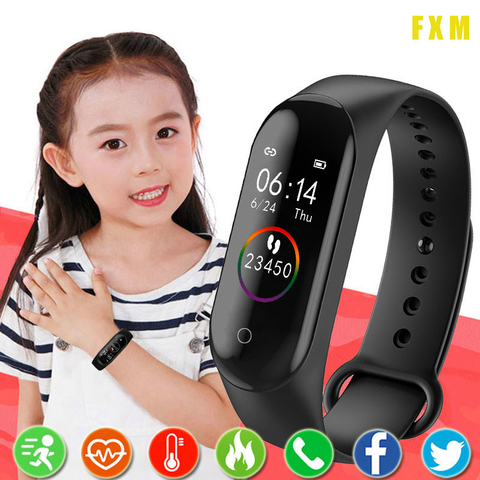 Smart Watch Kids Watches Children For Girls Boys Sport Bracelet Child Wristband wristband Fitness Tracker Smartwatch Waterproof ► Photo 1/6