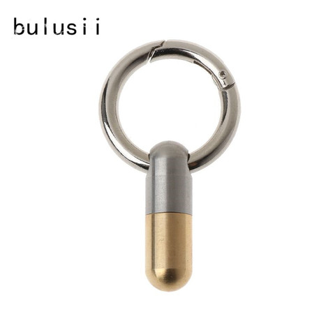1 Pc Stainless Steel Unboxing Cutter Sharp Capsule Keyring Tiny Cutting Tool Keychain Box Opener Fashion Keychain ► Photo 1/6