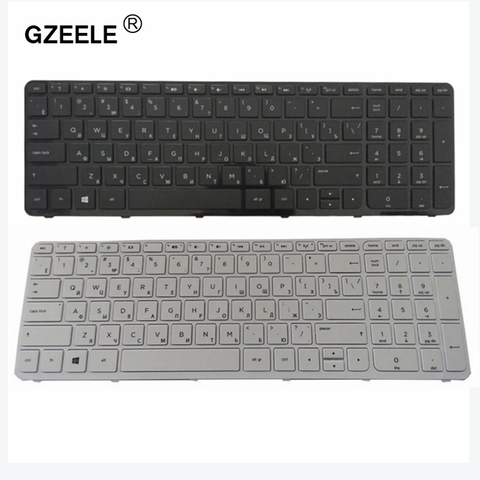 GZEELE Russian laptop Keyboard for HP Pavilion 710248-251 9Z.N9HSQ.00R R65 AER65700110 V140546AS1 RU BLACK frame keyboard ► Photo 1/6