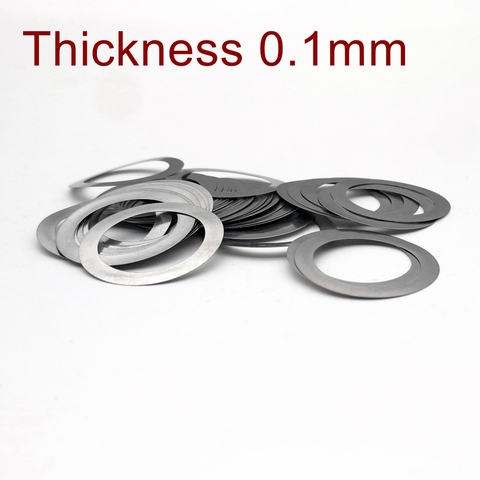 Thickness 0.1mm Stainless steel Flat Washer Ultra thin gasket High precision Adjusting gasket M3-M40 Thin shim SUS304 ► Photo 1/6