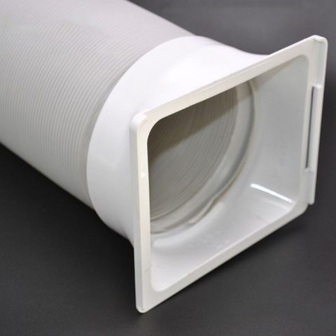 15cm Square Portable Air Conditioning Body Exhaust Duct Interface Pipe Connector  ► Photo 1/6