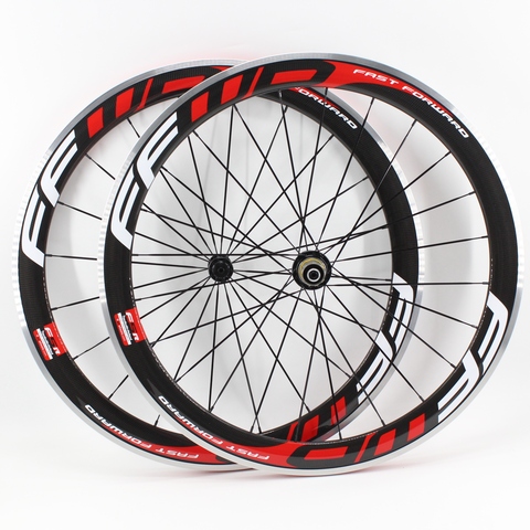 Newest 38/50/60/80mm 700C Road bike 3K UD 12K carbon fibre clincher rims bicycle wheelset with alloy brake surface Free shipping ► Photo 1/1