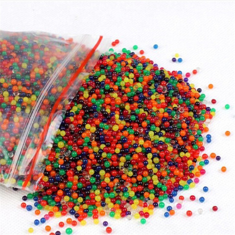 500PCS/5bag sea baby crystal mud sponge crystal beads color clay bubble beads water absorption beads soilless cultivation ► Photo 1/6