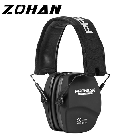 ZOHAN Noise Reduction Safety EarMuffs NRR 26dB Shooters Hearing Protection Earmuffs Adjustable Shooting Ear Protection Protector ► Photo 1/6