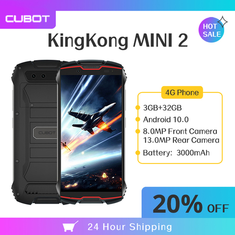 Cubot KingKong MINI 2 Rugged Phone Face ID 3GB+32GB 4G LTE 4