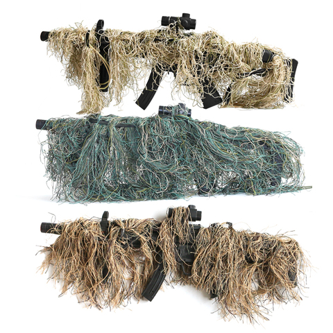 Hunting Ghillie Suit Gun Rope Cover Paintball Airsoft Rifle Wrap Cover Camouflage Hunting Accessories Rifle Blind Camouflage ► Photo 1/6
