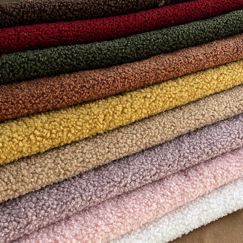 Soft Fleece Fabric Teddy Lamb Cashmere Granular Plush DIY Handmade Fabric Clothing Toy ► Photo 1/6