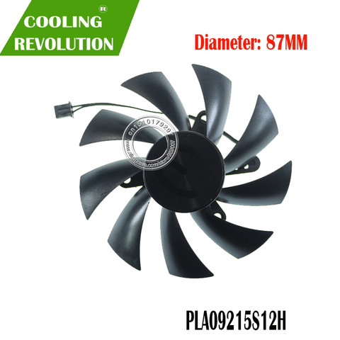 Graphics Fan PLA09215S12H DC12V 0.55A 2PIN for EVGA GEFORCE GTX 750 Ti SC MINI ideo Graphics card cooling fan ► Photo 1/2