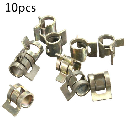 10pcs Hose Clamp Spring Clip Vacuum Fuel Hose Line Pipe Clamp Fastener Steel Zinc Plated Clamps 6/7/8/9/10/11/12/13/14/15mm ► Photo 1/6