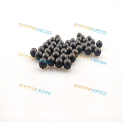 50-100PCS Diameter 6mm 8mm 9.5mm 10mm NBR rubber ball nitrile rubber sealing rubber ball rubber NBR ball have small mold line ► Photo 1/5