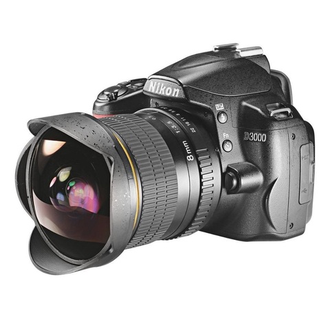 JINTU 8mm Wide Angel Lens Macro Lens for Canon EF-Mount EOS 90D, 80D, 77D, 70D, 60D, 50D, 7D, 6D, 5D, 5DS, 1DS, T8, T8i, T7i, ► Photo 1/6