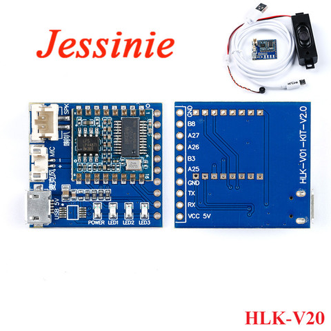 HLK-V20 Intelligent Voice Recognition Control Board Module Serial Port Module Dual-mode DIY ► Photo 1/5