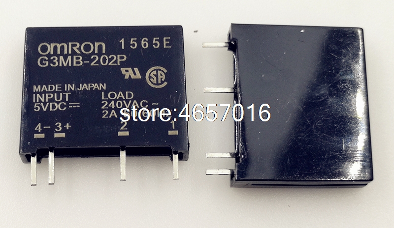 2PCS G3MB-202P DC-AC PCB SSR In 12V DC AC 2A Out 240V Solid State Relay Module 