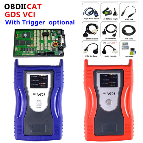 Gds Vci Diagnostic Interface OBD2 Scan Tool for Hyundai Kia ( with Trigger Module Flight Record Function optional) ► Photo 1/6