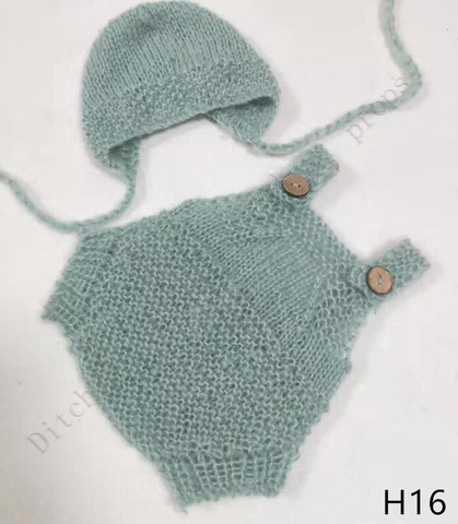 Newborn Photography Props, Pants + Hats, Mohair Woven Props, Newborn Photography Clothing ► Photo 1/6