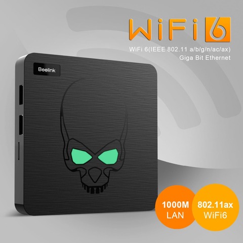 Beelink GT King WiFi 6 TV BOX Android 9.0 Amlogic S922X Quad-core 4GB 64GB TVBOX Bluetooth 4.1 1000M LAN Android TV  SET TOP BOX ► Photo 1/6