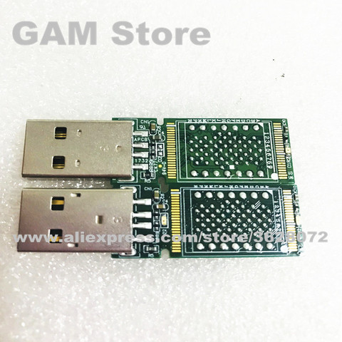 DIY U Disk PCB USB 2.0 LGA70U For iPhone 6S 6SP 7 7P PCIE NAND Flash Chip Become Large Fast Speed USB Flash Disk Programmer ► Photo 1/1