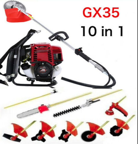 New Model GX35  Back Pack Multi Brush Cutter ,Pole Chain Saw,Long Reach Hedge Trimmer 6 in 1,China 4-stroke engine, ► Photo 1/5