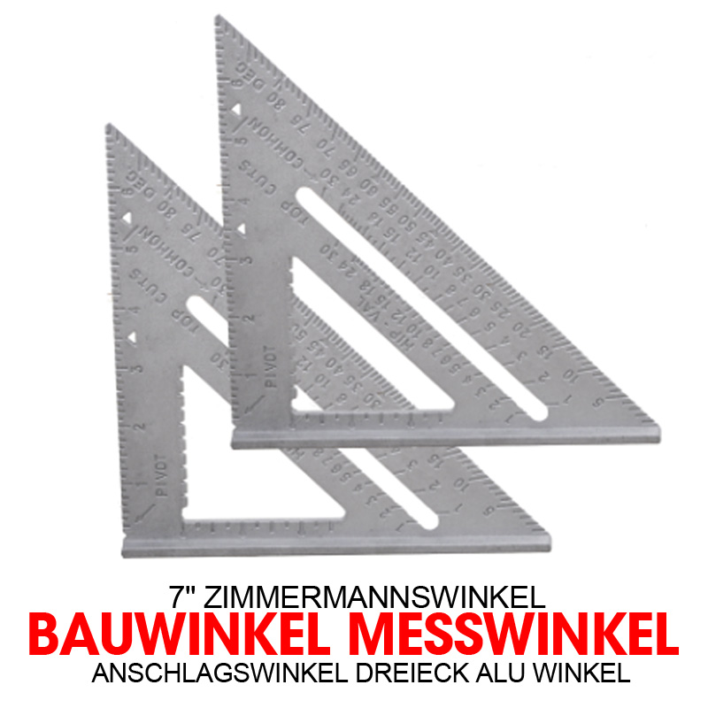 Measuring Gauging Tools 7 '' Carpenter's Angle Construction Angle