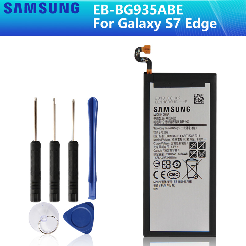 Buy Online Samsung Original Battery Eb Bg935abe Eb Bg935aba For Samsung Galaxy S7edge S7 Edge Sm G935fd Sm G935f Sm G935p Sm G935f 3600mah Alitools