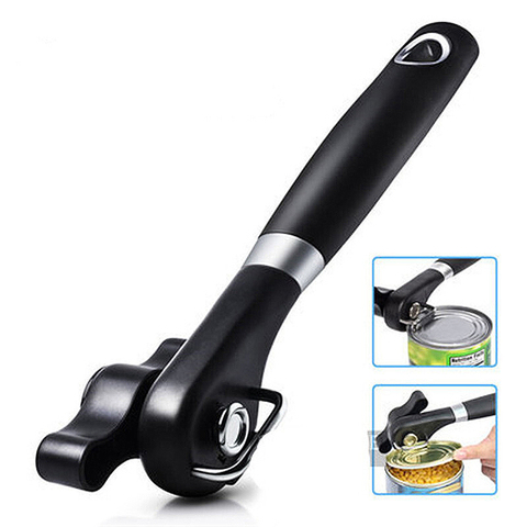 Safety Plastic Knife for Cans Lid Professional Side Cut Easy Grip Manual Opener Hand-actuated Can Opener Kitchen Tool ► Photo 1/6