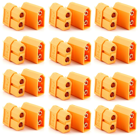 XT60 Connectors,100pcs/lot XT60 XT-60 Male-Female Bullet Connectors Plugs For RC Lipo Battery ► Photo 1/6