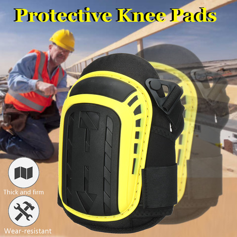 Gel Knee Pads For Work Gardening-Heavy Duty Professional working knee pads with EVA Foam GEL Cushion For Construction Concrete ► Photo 1/6