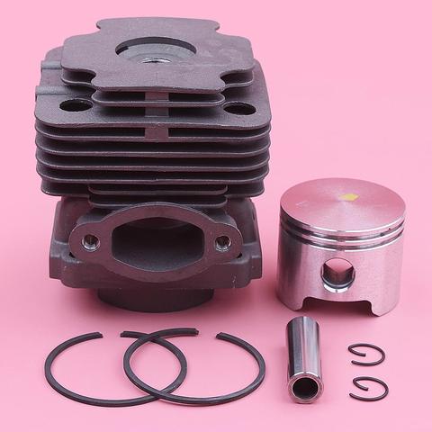 45mm Cylinder Piston Ring Pin Circlips Kit For OLEO-MAC 753 753T EFCO 8530 Chainsaws Replacement 61112035B, 6111 2035B ► Photo 1/6