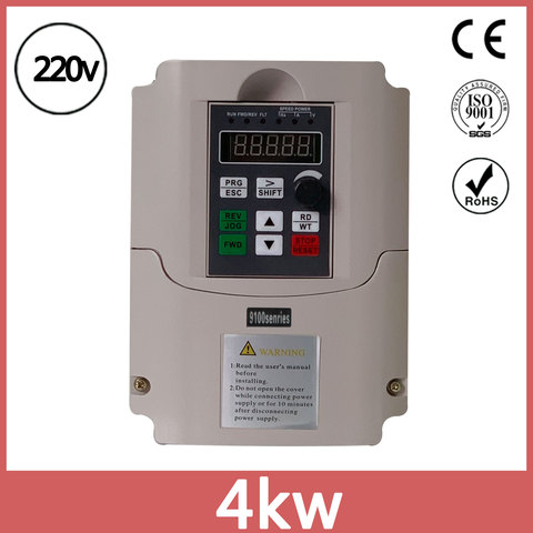 For Russian NF 220v 1.5kw/2.2/4kw 1 phase input and 3 phase output frequency converter/ ac motor drive/ VSD/ VFD/ 50HZ Inverter ► Photo 1/6