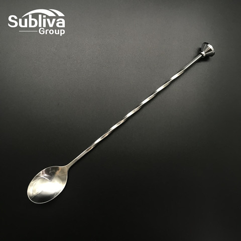 Stainless Steel Taper Tail Bar Spoon Swizzle Stick Stirrer Bar Mixing Spoon Cocktail Drink Sticking Barware Bartender Tools ► Photo 1/1