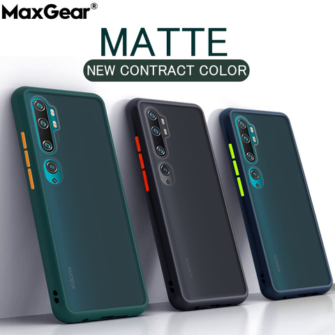 Armor Matte Case For Xiaomi Mi Poco X3 F2 Pro CC9E A3 Lite 9T Redmi Note 9 7 8 Pro 9S 9A 9C 7A 8A Shockproof Clear Hard PC Cover ► Photo 1/6