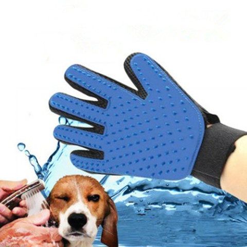 Hot Sale Cat Pet brush Glove Deshedding Gentle Efficient Pet Grooming Glove Dog Bath Cat cleaning Supplies Pet Glove Dog combs 2 ► Photo 1/6