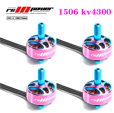 4 piezas RCINPower GTS-V2 1506  4300KV 4-6 S de Motor sin escobillas para RC Drone FPV Racing modelos de repuesto parte de ► Photo 1/6