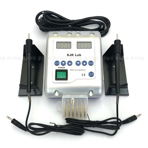 2022 Dental lab Electric Waxer Carving knife Machine Double Pen+6 Wax Tip 110-220V CE ► Photo 1/6