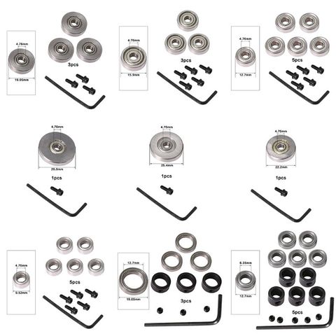 Durable Steel Bearings Accessories Kit Fits for Milling Cutter Heads and Shank 9 Styles ► Photo 1/6